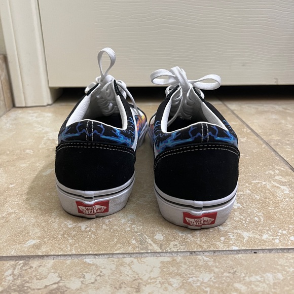 VANS Old Skool 'Electric Flame' Size 9.5 - Picture 6 of 7